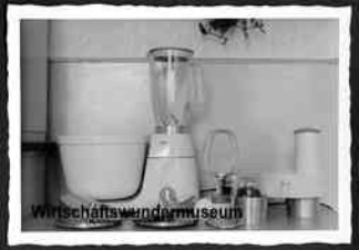 Braun Küchenmaschine 1950er Jahre