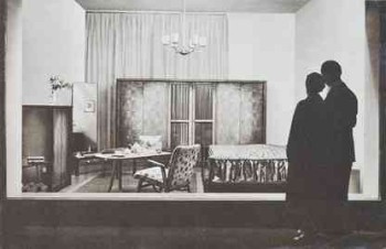 Schaufenster Möbelhaus 50er Jahre